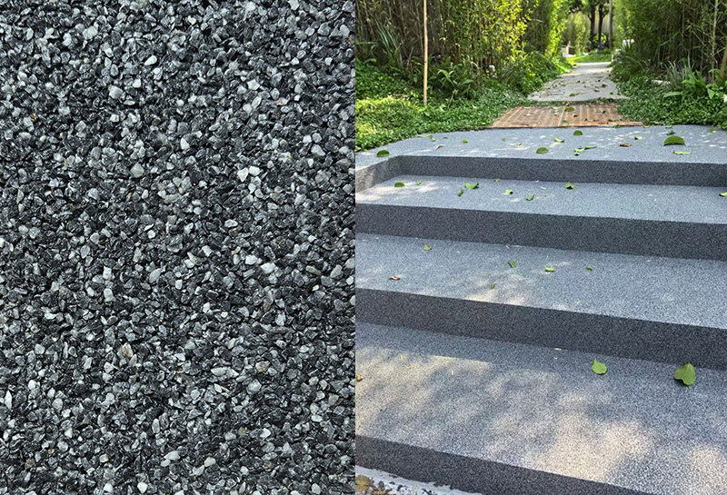 公園水洗石Stone carpet paint